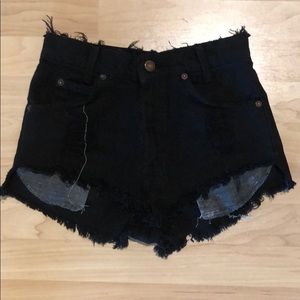 Levi’s Black Denim Shorts